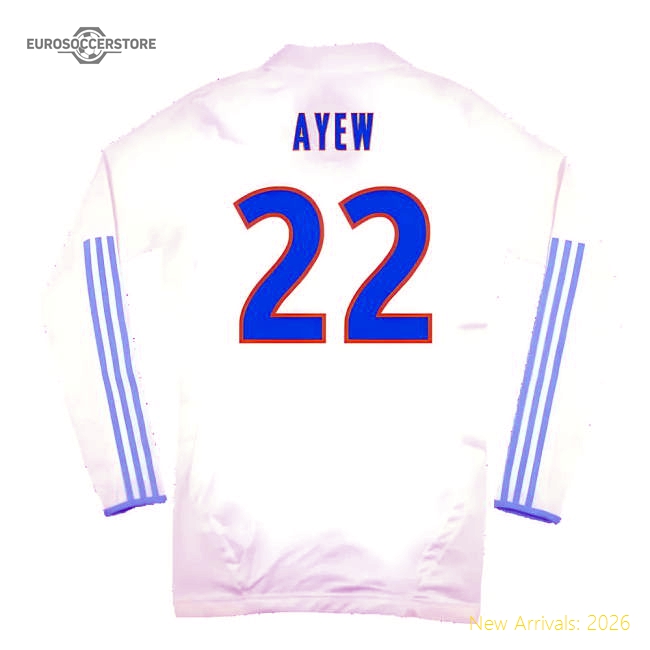 Marseille 2011-12 Player Spec Long Sleeve Home Shirt ((Excellent) L) (Ayew 22)-PitchVibe Kits